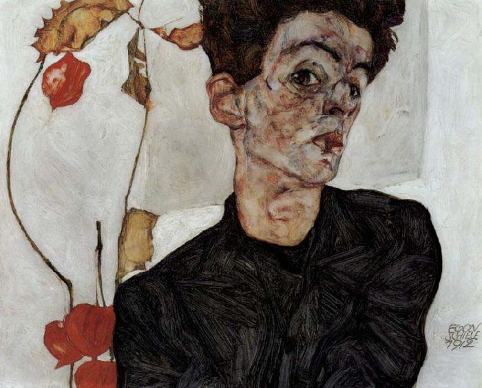 Egon Schiele Self-portrait Germany oil painting art